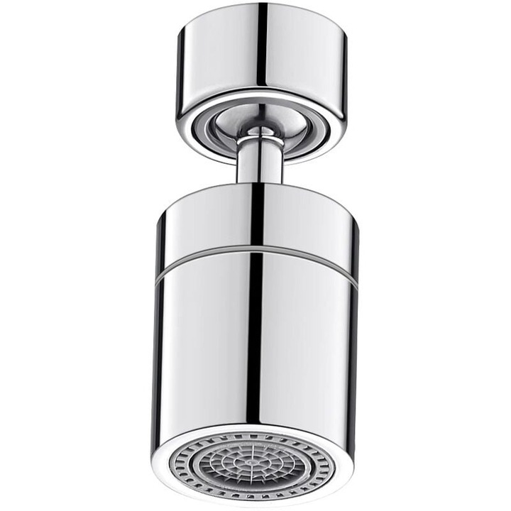 Накрайник за кран въртяща се, елегантен дизайн, 2 функции, 39x28мм