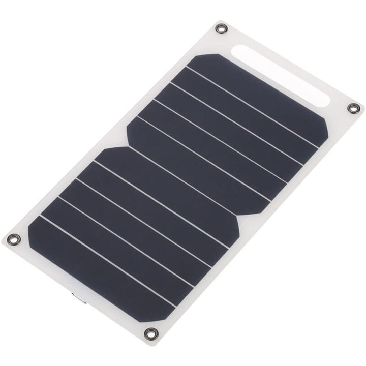 Panou solar portabil, pentru incarcare telefon mobil, design subtire, 30x20 cm
