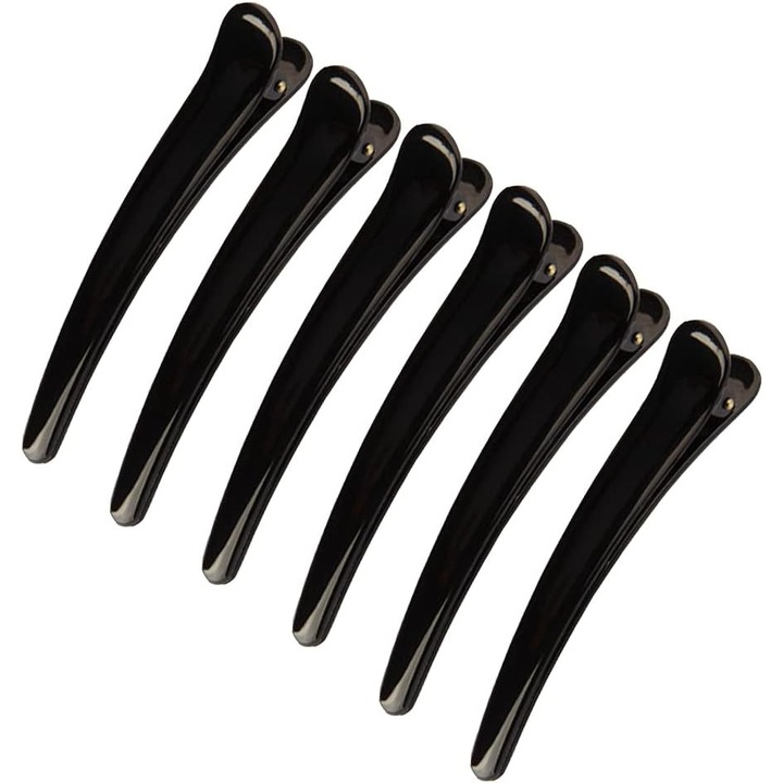 Set 12 cleme de par tip aligator, pentru coafura, plastic