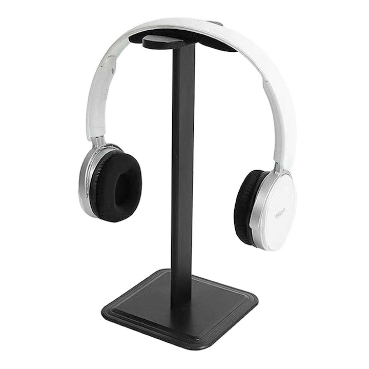 Casti HP 77T26AA, negre, cu microfon, conectare USB, pentru birou