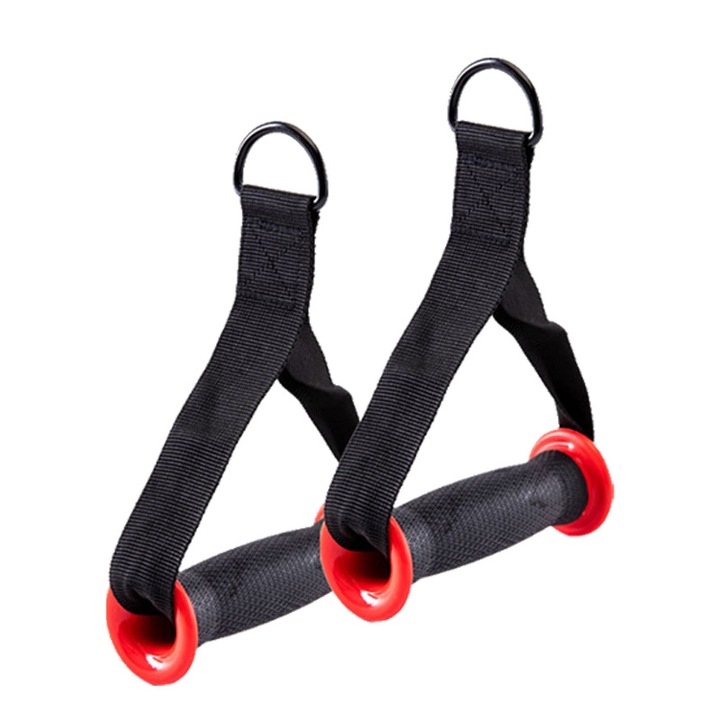 Аксесоари за фитнес оборудване: дръжка за дърпане, скоба за врата, дръжка за съпротивление за домашна употреба, дръжка за захващане на еластично въже