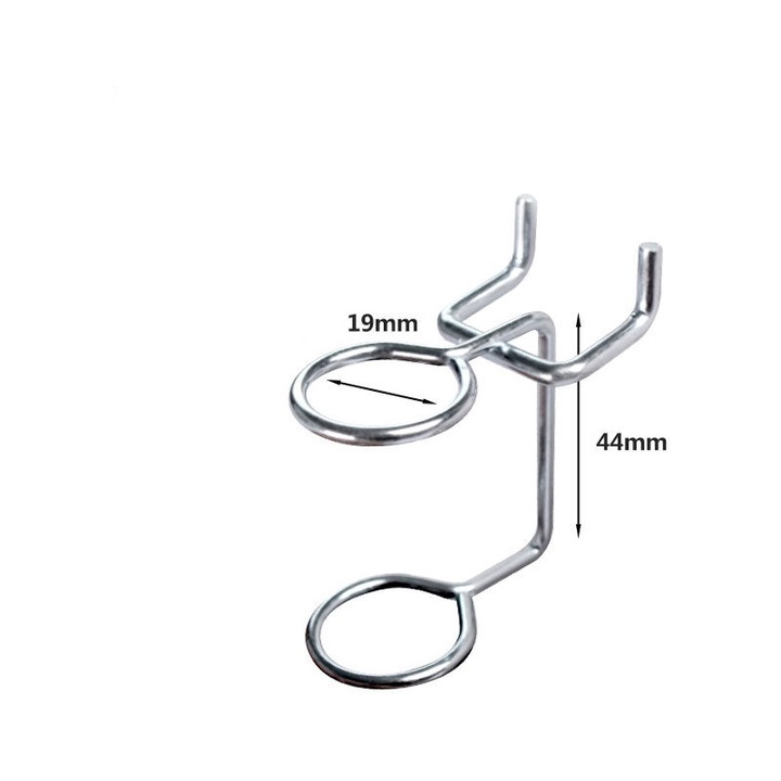 Set 10 suporturi pentru un panou perforat, organizator unelte, rafturi de perete, usor de instalat