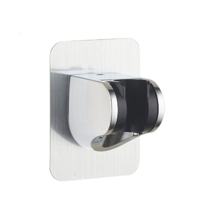 Suport pentru para dus, fara gaurire, ajustabil, rezistent, crom, 18 kg