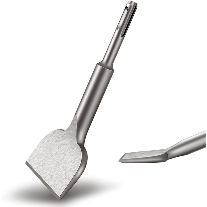 Dalta SDS Plus, 165mm x 75mm, unghiat, pentru indepartarea placilor, 300g