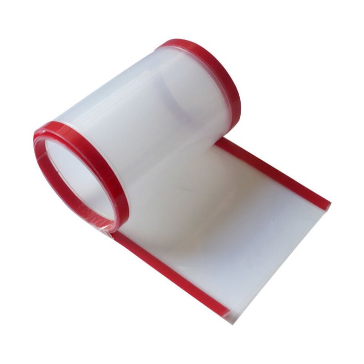 Protector de usa pentru copii, 120x17cm, alb/rosu