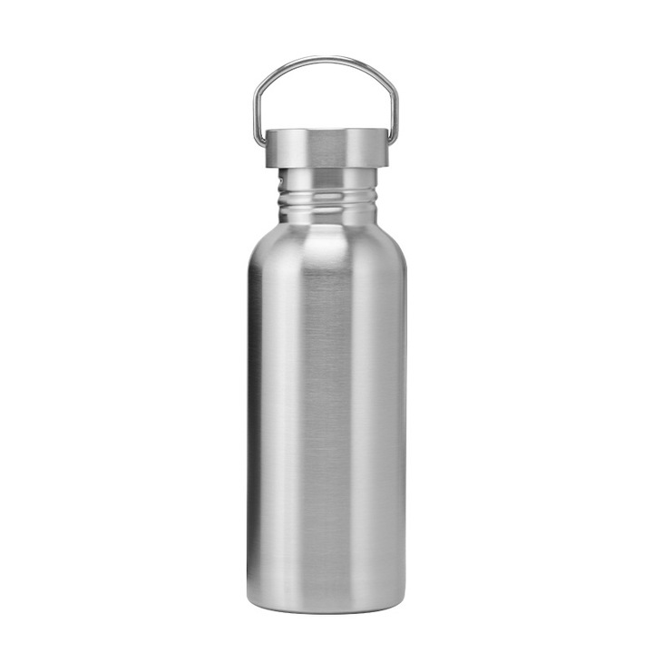 Rozsdamentes acél kulacs, 500ml, hordozható, szivárgásmentes, sportoláshoz és szabadtéri tevékenységekhez