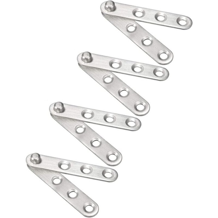 Balamale pivotante din inox, 360 grade, 6mm, set