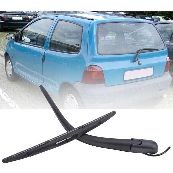 Set stergatoare spate pentru Twingo MK1 1993-2007, plastic/cauciuc, 2 bucati