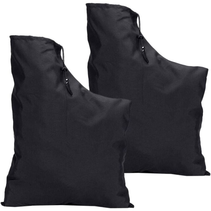 Sac de colectare frunze, aspirator pentru frunze, material rezistent, negru, 420d Oxford