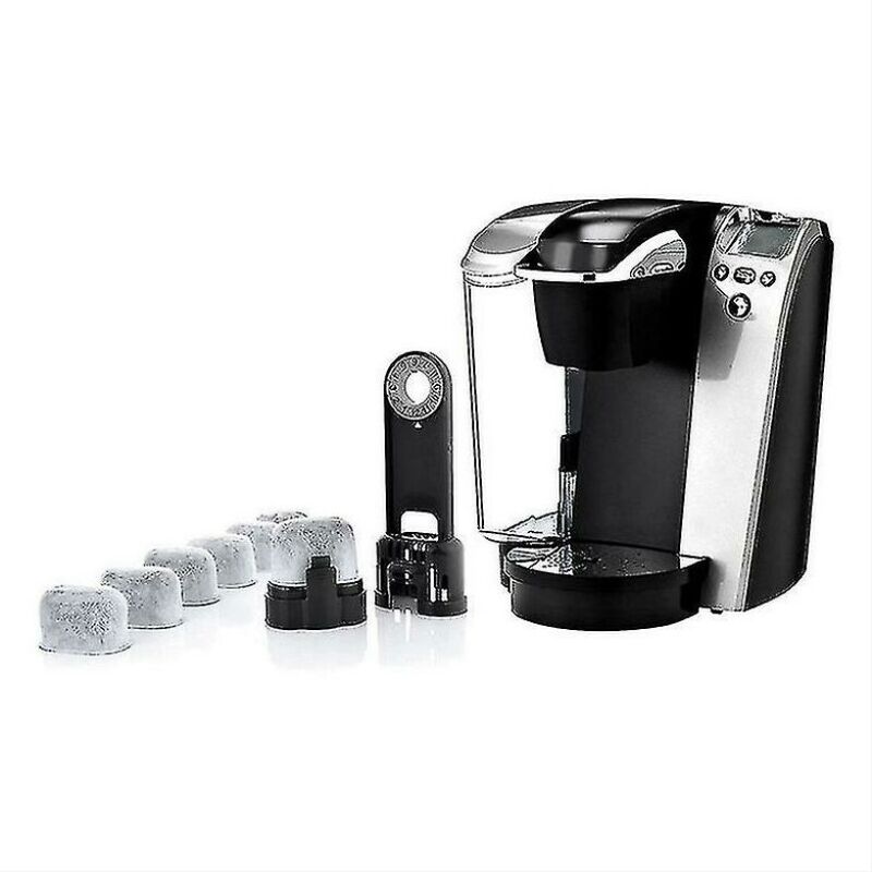 Set 12 filtre de apa din carbon activ pentru cafetiere, 4.7x2.1x2.6cm