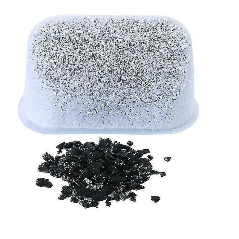 Set 12 filtre de apa din carbon activ pentru cafetiere, 4.7x2.1x2.6cm