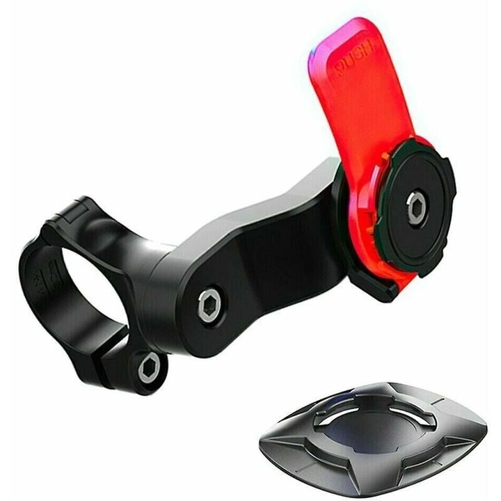 Suport telefon pentru bicicleta, 100% nou, plastic, set