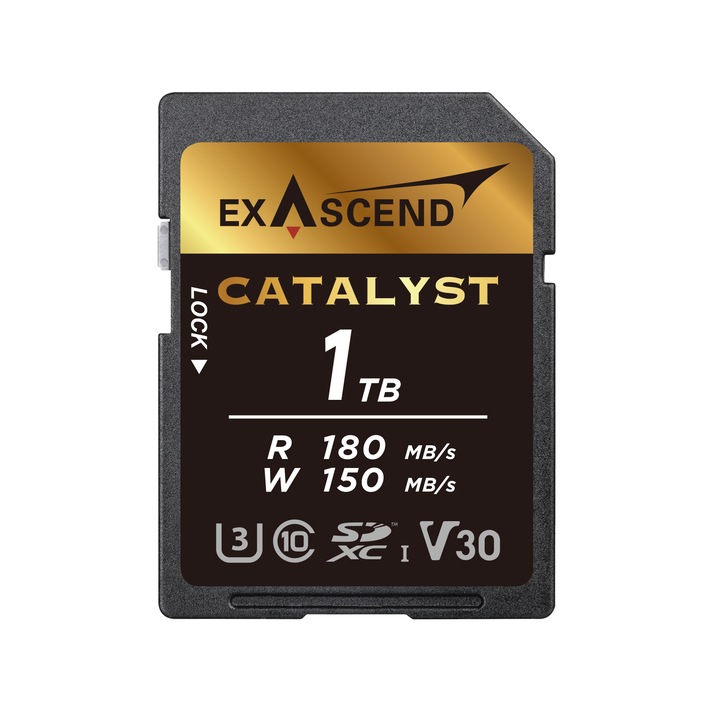 Carda memorie Catalyst UHS-I SD V30, 1TB, 180MB/s citire, 150MB/s scriere, rezistenta la apa, temperatura -25 la 85°C