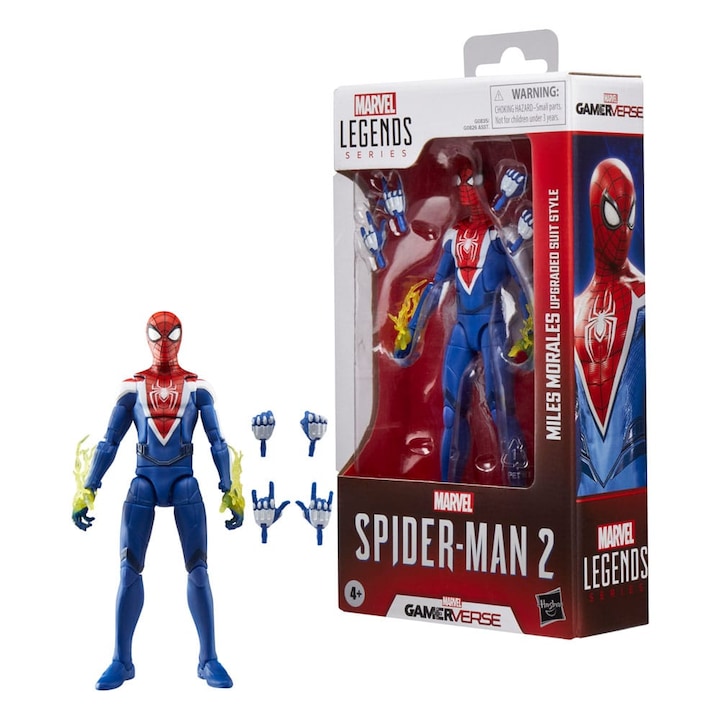 Фигурка Marvel Legends, Спайдърмен 2 Майлс Моралес, 15 см, многоцветна