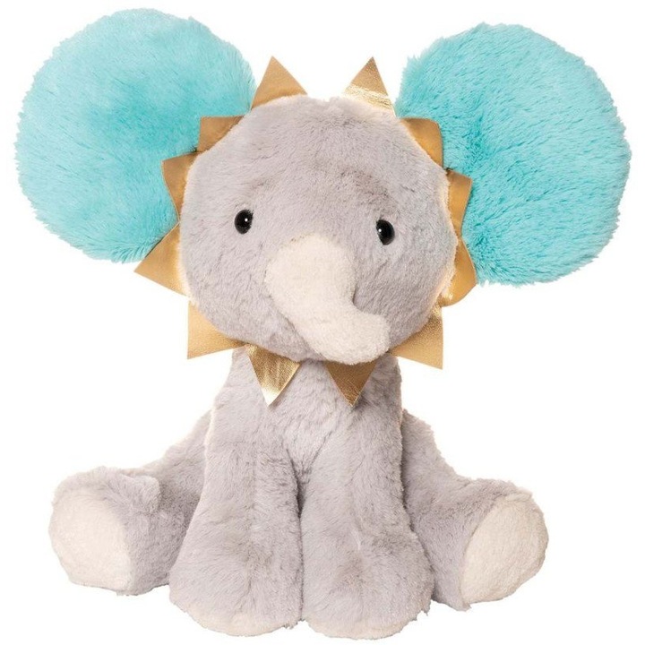 Плюшена играчка, Manhattan Toy, Brights Elephant, 10x8x10.5см, светлосиня