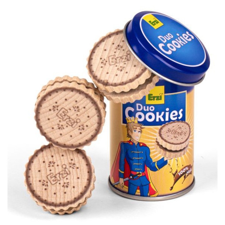 Set de biscuiti Duo din lemn, Erzi, 3 bucati