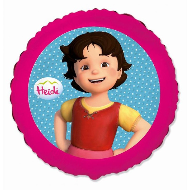 Кръгъл балон Heidi, фолиев, 46 см, 18", неопакован