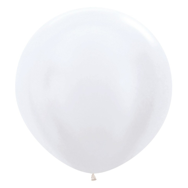 Sempertex latex lufik, gyöngyfehér, 60 cm, 10 darabos szett.