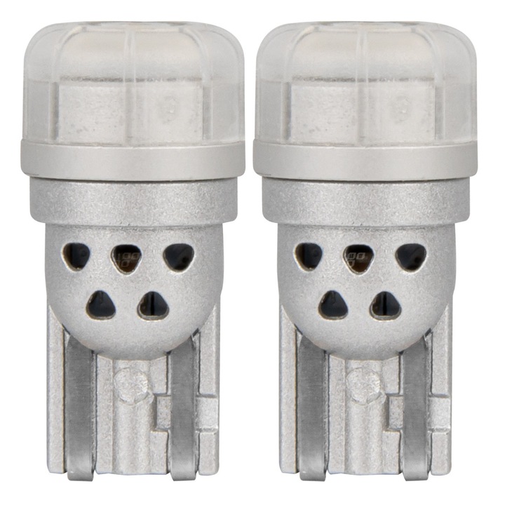 LED крушки 360 Pure Light Series T10 W5W 3x3020 SMD Бяла 12V 24V Комплект 2 броя