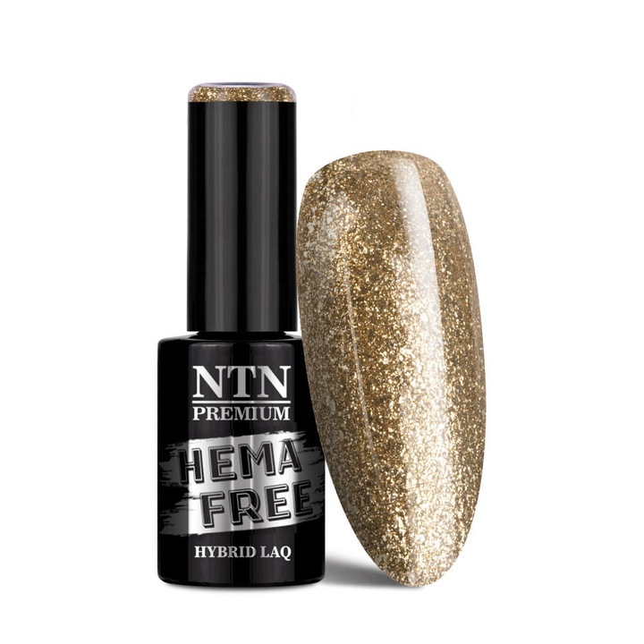 Oja hibrida NTN Premium Colectia Celebration 5g Nr 167, culoare aurie, HEMA/Di-HEMA Free