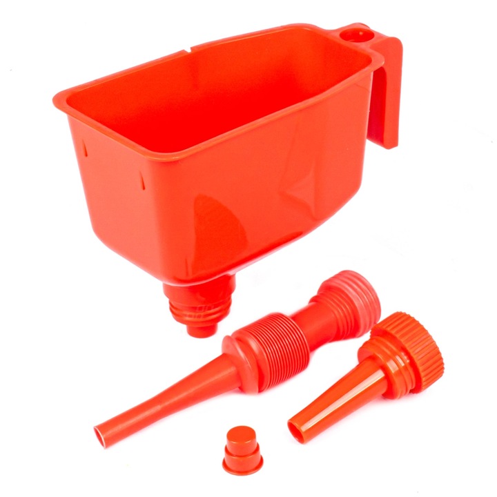 Palnie multifunctionala cu filtru, 5 in 1, 16,5 cm, AMIO, plastic, pentru uleiuri si lichide