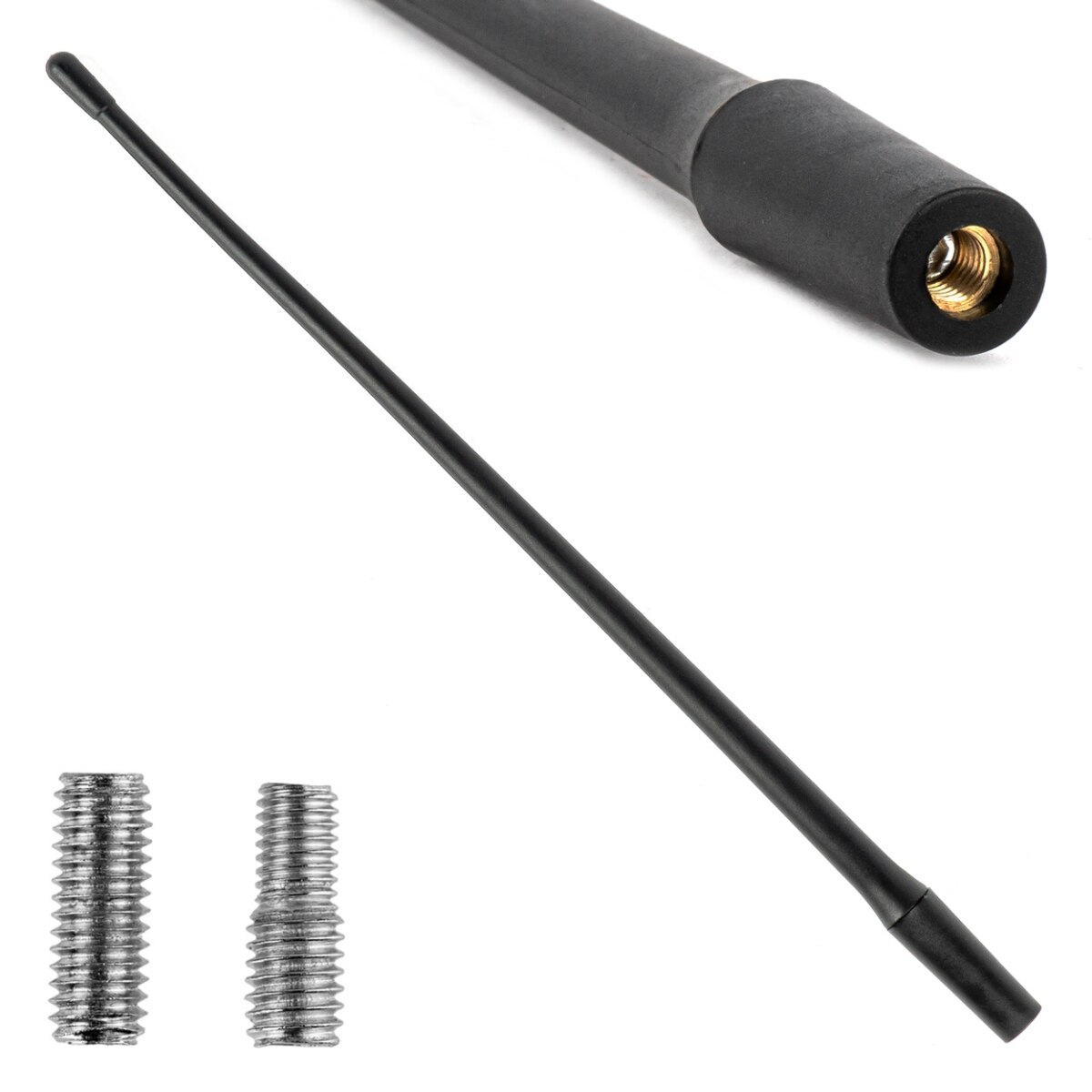 Catarg antena auto ANTM12, 33cm, set cu 2 adaptoare 5mm si 6mm ...