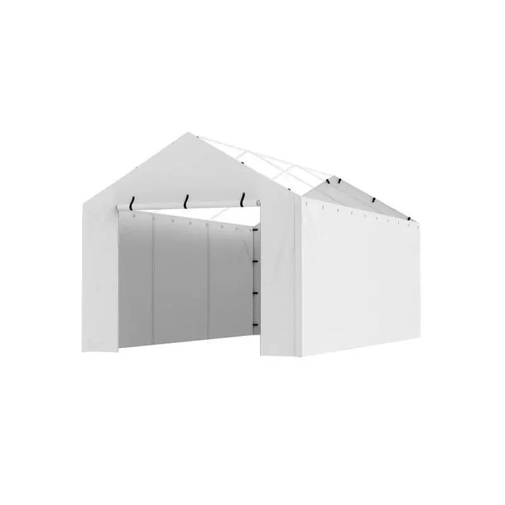 Резервен навес за навес, брезент за подслон за гаражна палатка, тежък водоустойчив и UV защитен, 10 инча, бял