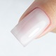 Gel de constructie in sticla cu pensula Molly Nails Pro Salon Milky, 15g, elastic, unifazic