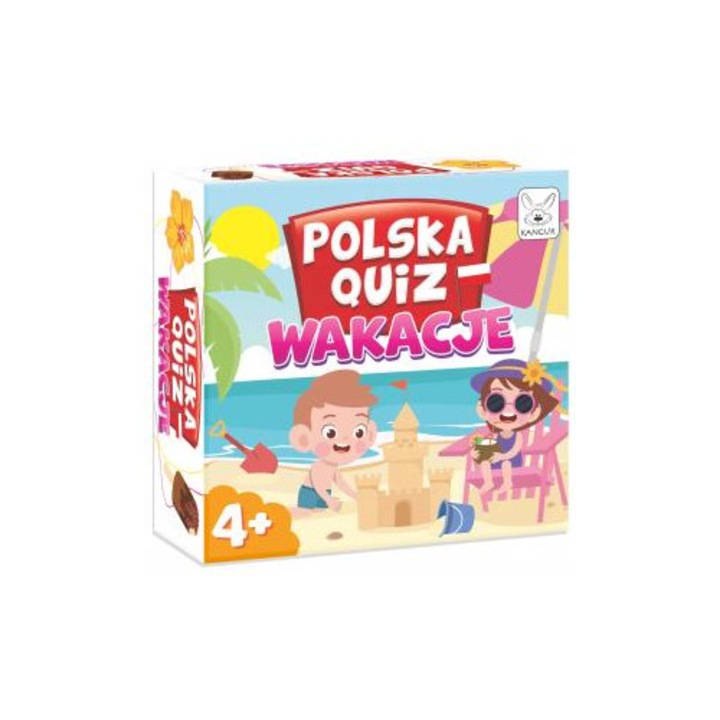 Társasjáték, Kenguru, Quiz Polska, 4+, rajzolás, gyerekeknek