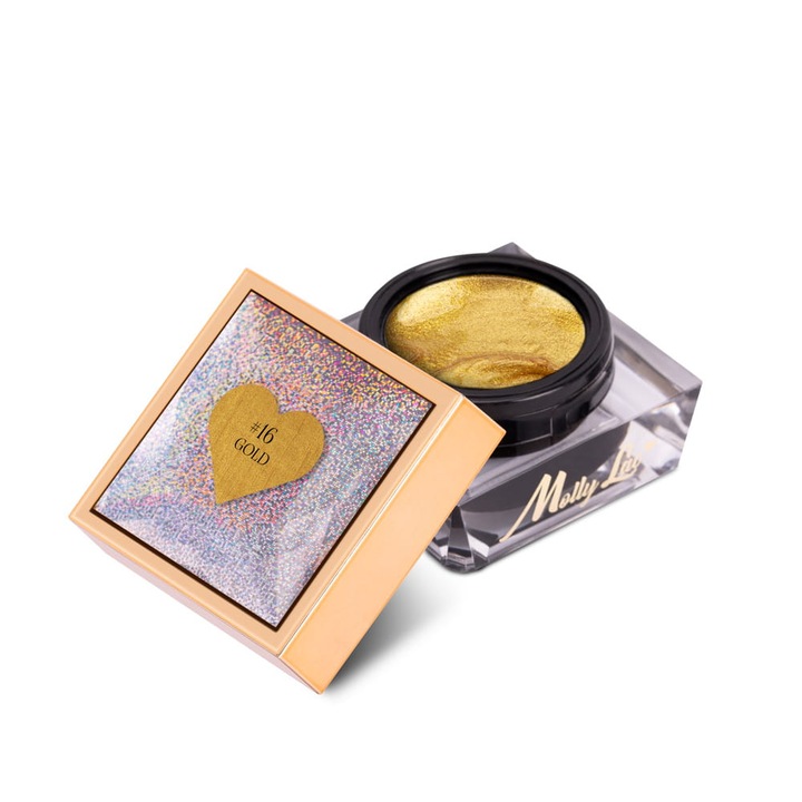 Zselés körömlakk ProArt Molly Paste Arany lakk HEMA/Di-HEMA mentes 5g No. 16