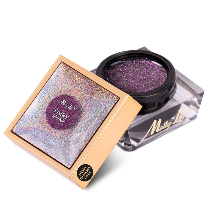 Molly Lac Shine on you Fairy Shine körömlakk zselé 50g, nem fakul, átlátszó