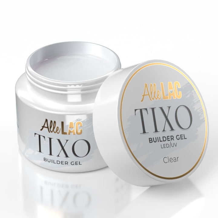 Gel constructie AlleLac Tixo transparent 45g