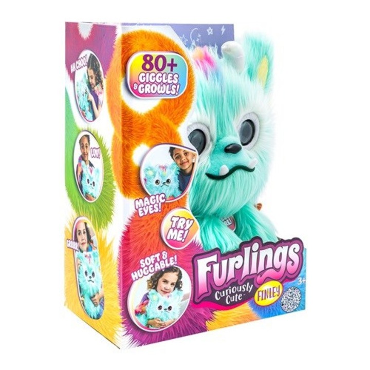 FURLINGS Интерактивна плюшена играчка Finley, SUNDO, 25981, 59818, многоцветна