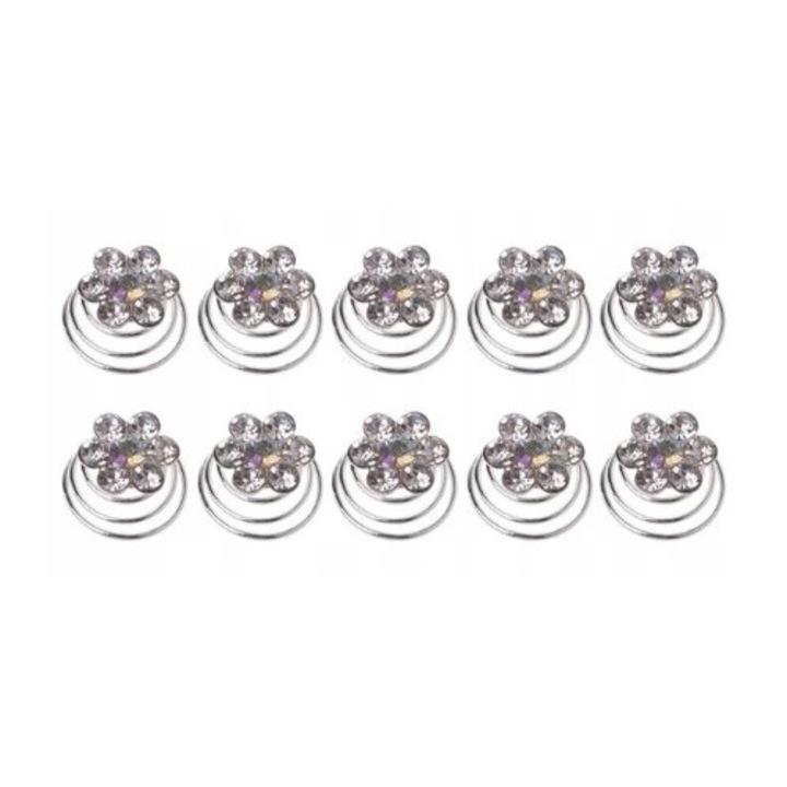 Set 20 agrafe de par, Sandex, infiletate