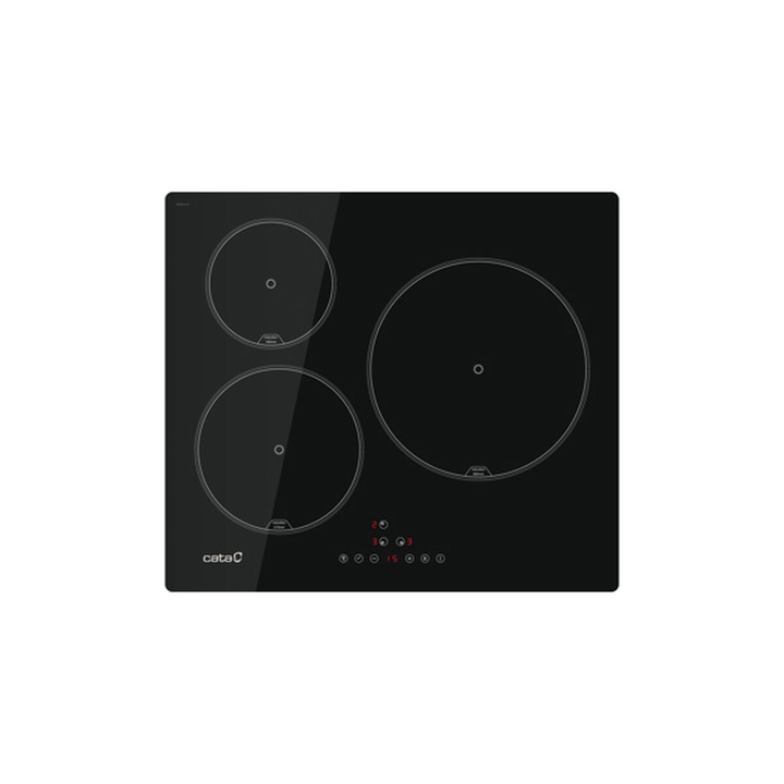 Placa cu inductie Cata, Negru