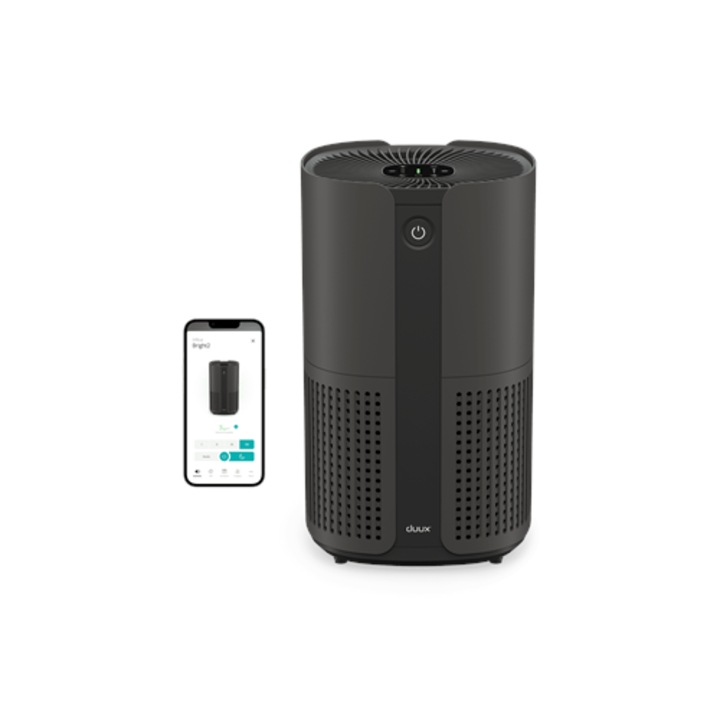 Duux Bright 2 légtisztító, 4-22 W, akár 42 m²-es helyiségekbe, fekete