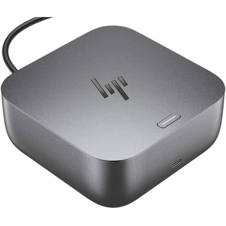 Докинг станция HP Thunderbolt 4 Dock G6, 100W, 3x USB-A, 2x USB-C, 1x USB-C Thunderbolt 4, 2x DisplayPort, 1x HDMI, 1x RJ-45, Meteor Sidabrinis