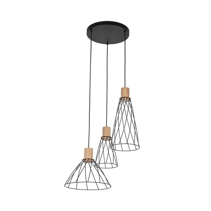 Висяща лампа MODESTO WOOD PINE 10188 TK Lighting