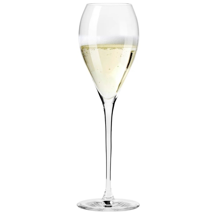 Pahare Prosecco Krosno, set 2 bucati, sticla, transparent