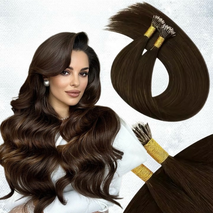 Extensii de par natural Nanoring Saten Mediu, 50 buc, 1g/ suvita