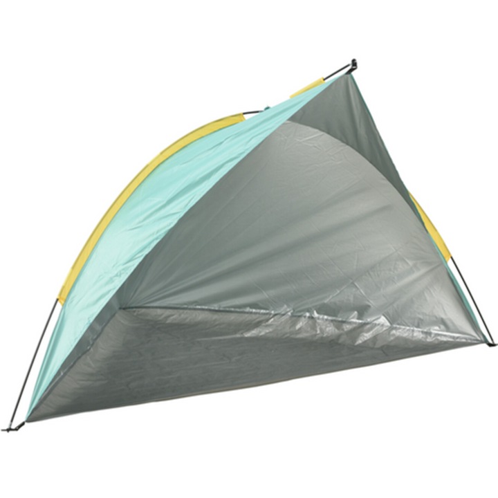 Голяма плажна палатка, 220 x 115 x 115 см, UV50+, зелен