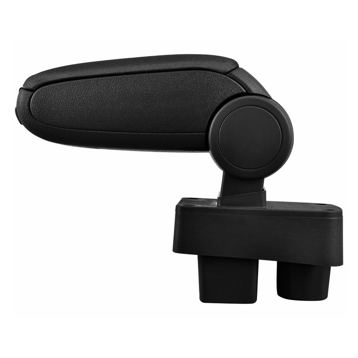 Cotiera auto Skoda Fabia Mk2, neagră, set complet, cu compartiment de depozitare, 2007-2014