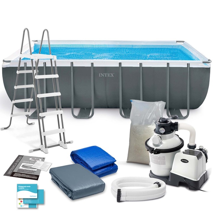 Басейн с рамка, INTEX, 549x274x132см, 12 в 1