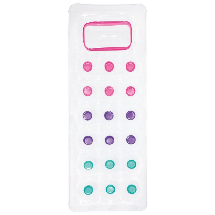 Saltea plaja Bestway, 188x71cm, transparent