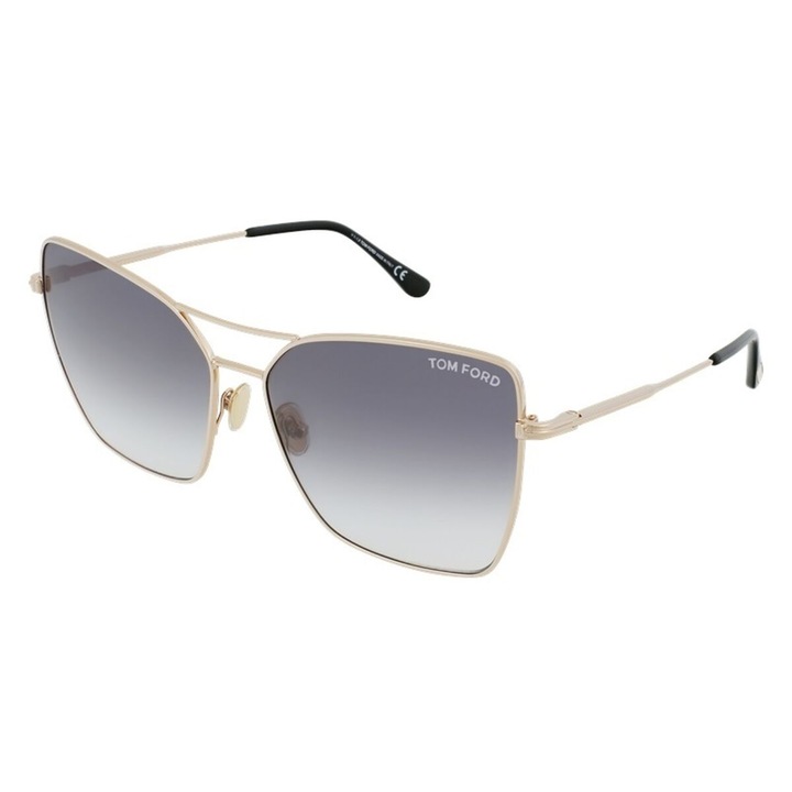 Ochelari de Soare Dama Tom Ford FT0738 61 28B, Rama Metal, Protectie UV400, Carcasa Originala Inclusa
