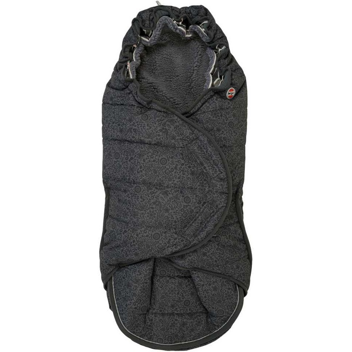 Lodger Bunker Folklore Taslon több évszakos babatakaró, szürke