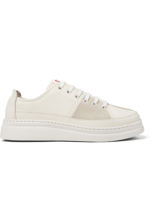 Camper, Pantofi sport din piele cu talpa wedge Runner Up Twins, Alb