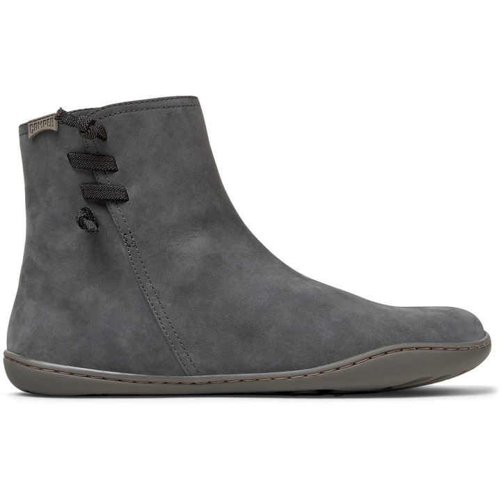 Camper, Ghete de piele nabuc Peu Cami 1433, Gri, 39