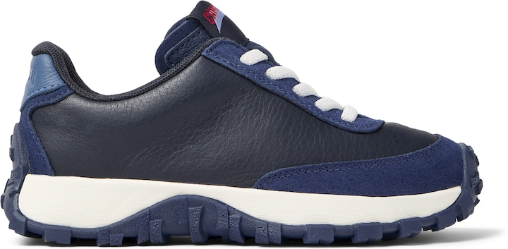 Camper, Pantofi sport din piele Drift Trai, Albastru inchis