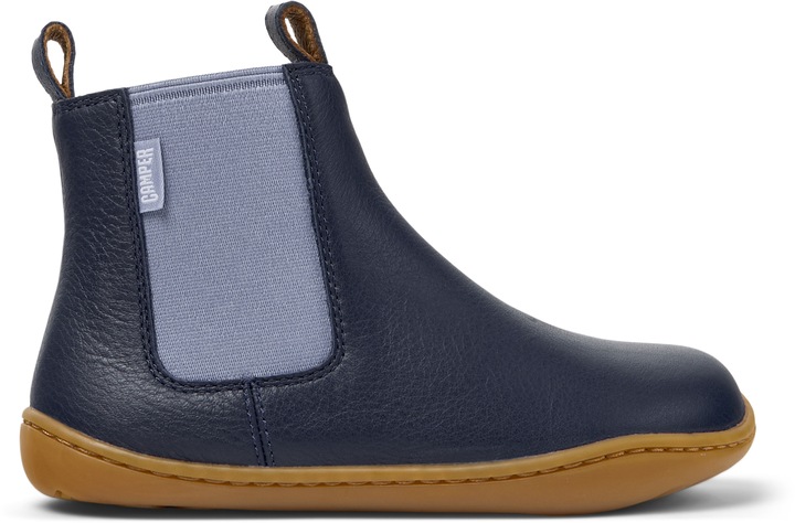 Camper, Ghete Chelsea de piele Cami 9589, Albastru royal, 35 EU